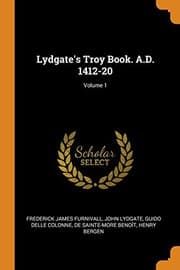 Tapa de Lydgate's Troy Book. A.D. 1412-20; Volume 1