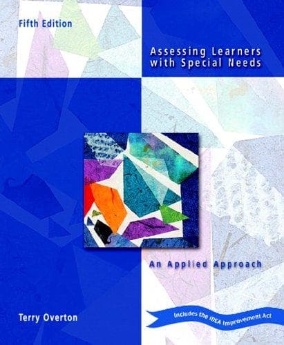 Tapa de Assessing Learners with Special Needs