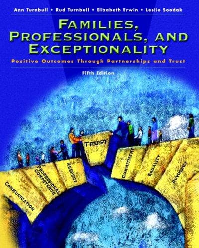 Tapa de Families, Professionals and Exceptionality