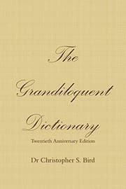 Tapa de The Grandiloquent Dictionary - Twentieth Anniversary Edition