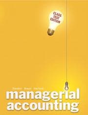 Tapa de Managerial Accounting