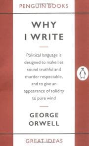 Tapa de Why I Write