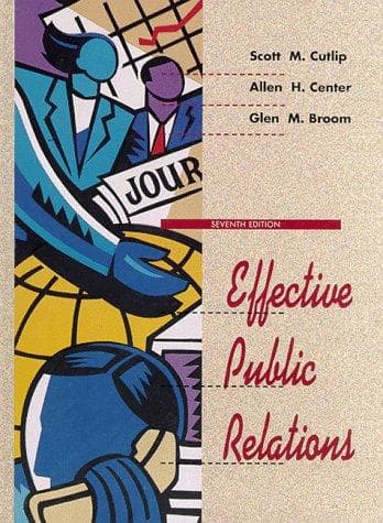 Tapa de Effective public relations