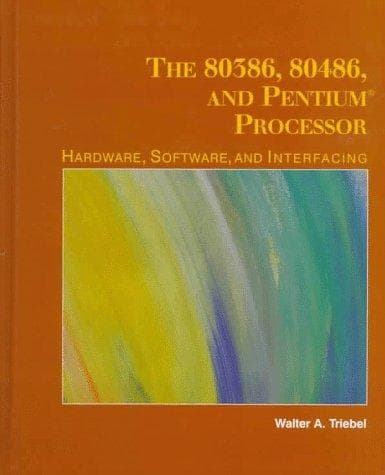 Tapa de The 80386, 80486, and Pentium processors