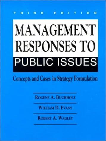 Tapa de Management Responses to Public Issues