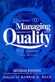 Tapa de Managing quality