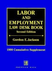 Tapa de Labor and Employment Law Desk Book