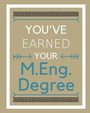 Tapa de You've earned your M.Eng. Degree