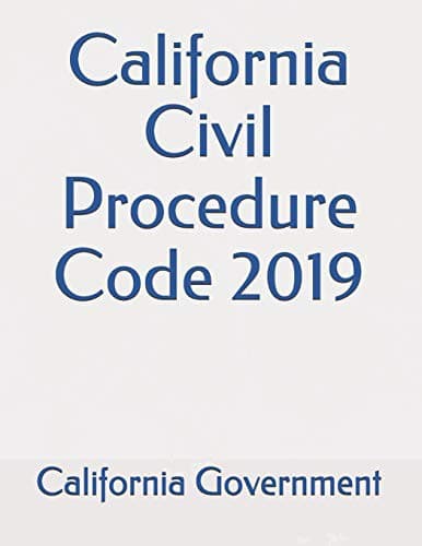 Tapa de California Civil Procedure Code 2019