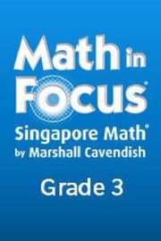 Tapa de Math in Focus : The Singapore Approach Grade 3, Book B