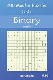 Tapa de Binary Puzzles - 200 Master Puzzles 13x13 vol.20