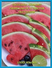 Tapa de 'Successful Vegan Diet' Themed Law of Attraction Sketch Book