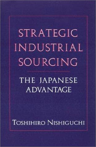 Tapa de Strategic industrial sourcing