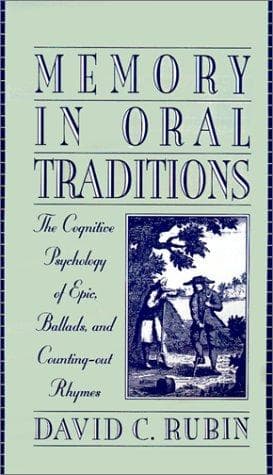 Tapa de Memory in oral traditions