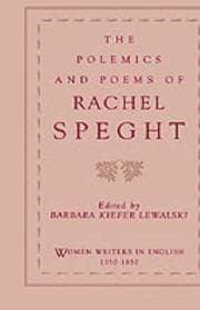 Tapa de The polemics and poems of Rachel Speght