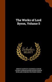 Tapa de The Works of Lord Byron, Volume 5