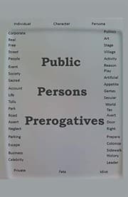 Tapa de Public Persons Prerogatives