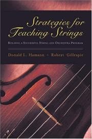 Tapa de Strategies for teaching strings