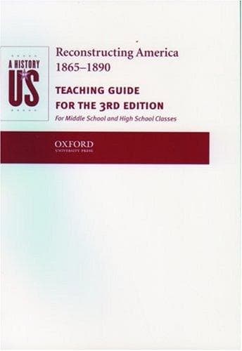 Tapa de Reconstructing America, 1865-1890