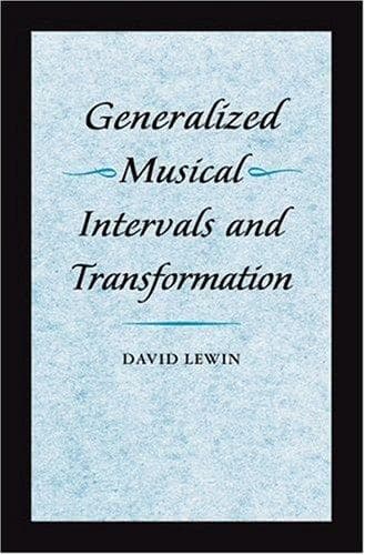 Tapa de Generalized Musical Intervals and Transformations