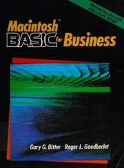 Tapa de Macintosh BASIC for business