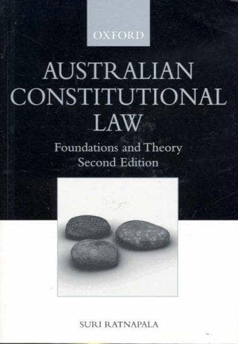 Tapa de Australian Constitution Law