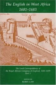 Tapa de The English in West Africa 1681-1683