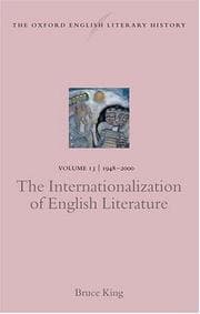 Tapa de The Oxford English literary history