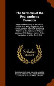 Tapa de The Sermons of the Rev. Anthony Farindon