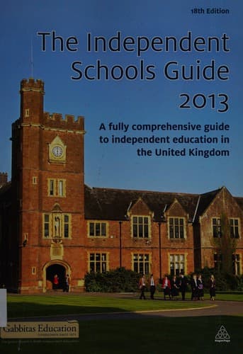 Tapa de Independent Schools Guide 2012-2013