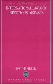 Tapa de International law and infectious diseases