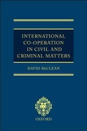 Tapa de International co-operation in civil and criminal matters