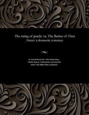 Tapa de The string of pearls : or, The Barber of Fleet Street