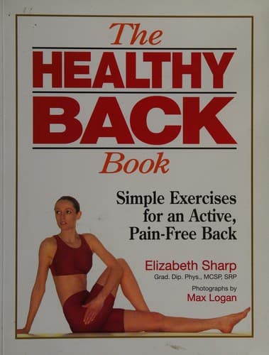 Tapa de The healthy back book