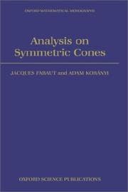 Tapa de Analysis on symmetric cones