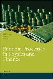 Tapa de Random Processes in Physics and Finance (Oxford Finance Series)