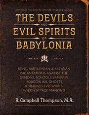 Tapa de The Devils and Evil Spirits of Babylonia