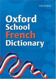 Tapa de Oxford School French Dictionary