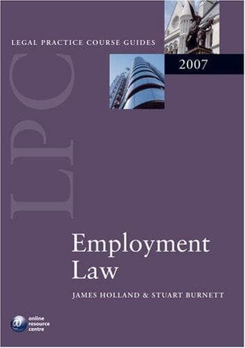 Tapa de Employment Law