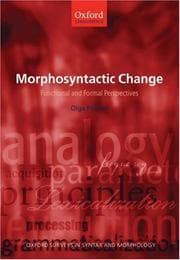 Tapa de Morphosyntactic Change