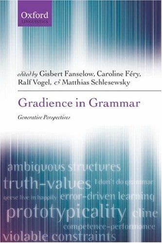 Tapa de Gradience in Grammar