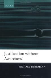 Tapa de Justification without Awareness