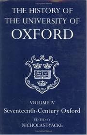 Tapa de The History of the University of Oxford: Volume IV