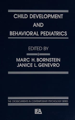Tapa de Child development and behavioral pediatrics