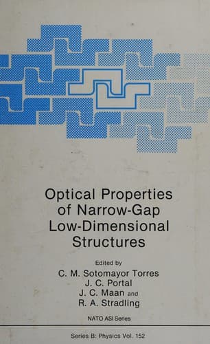 Tapa de Optical properties of narrow-gap low-dimensional structures