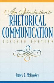 Tapa de An introduction to rhetorical communication