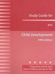 Tapa de Study Guide for Berk Child Development