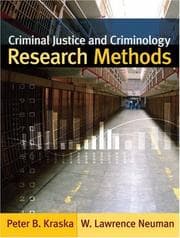 Tapa de Criminal justice and criminology research methods