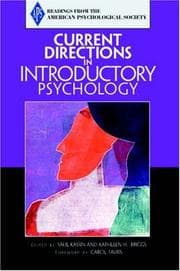 Tapa de Current Directions in Introductory Psychology (Association for Psychological Science Readers)