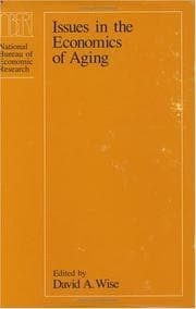 Tapa de Issues in the economics of aging